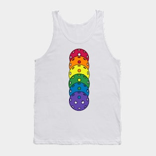 Gay Pride Pickleball LGBT Cute Rainbow Flag Tank Top